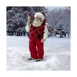  Fabriche Santa Claus   Golf Santa with Snowman Everything 