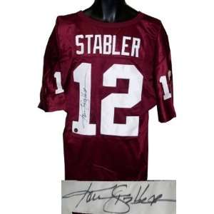  Ken Stabler Autographed/Hand Signed Alabama Crimson Tide 