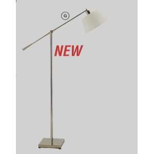 All new item Contemporary chrome finish metal floor lamp with a square 