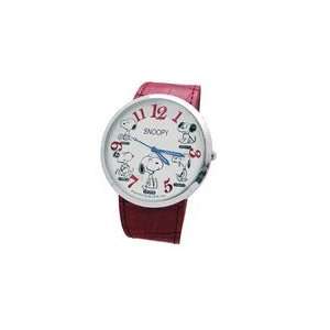    Peanuts Snoopy Fashion Watch   Large Dial watch (red) Toys & Games