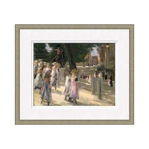  The Road To The School At Edam Framed Giclee Print