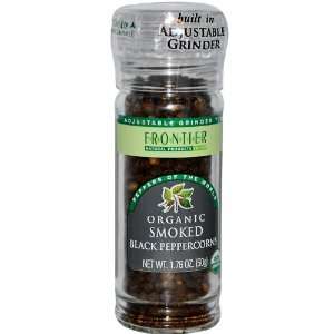 Frontier Gourmet Black Peppercorns, Smoked CERTIFIED ORGANIC 1.76 oz 