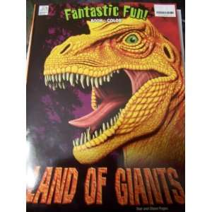  Fantastic Fun Book to Color ~ Dinosaurs, Land of Giants 