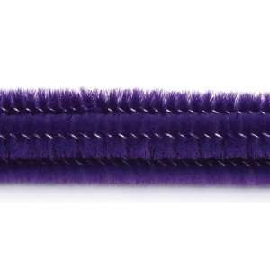  Chenille Stems Pipe Cleaner Purple 6mm Arts, Crafts 