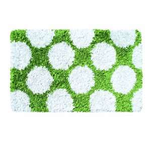 Polkamania Rug in Lime and White