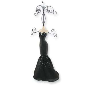  Black Evening Gown Mannequin Jewelry Organizer Jewelry