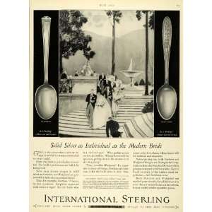  1926 Ad International Sterling Silver Silverware Patterns 