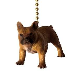  Dog French Bulldog Ceiling Home Decor Fan Light Pull Chain 