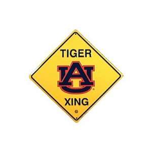 Auburn Tigers Metal Crossing Sign