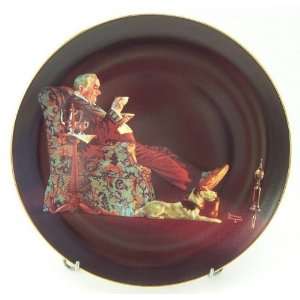  Norman Rockwell Evening Response Plate 