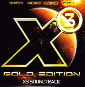X3 Gold Soundtrack AUDIO CD space video game music  