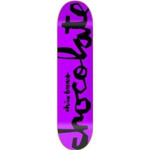  Chocolate Brenes Fluorescent Chunk Deck 7.81 Skateboard 