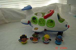FISHER PRICE LITTLE PEOPLE LIL MOVER AIRPLANE AND PEOPLE  