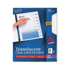  Avery® Index Maker® Translucent Clear Label Dividers 