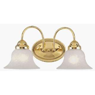 Unique Design 1532 02 Edgemont Bath Light Fixture  Polished Brass