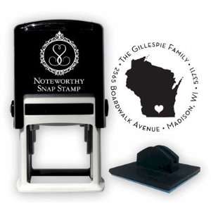   Self Inking Address Stampers (Capital of Wisconsin)