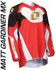 ONE INDUSTRIES DEFCON CARAT MX MOTOCROSS JERSEY RED L