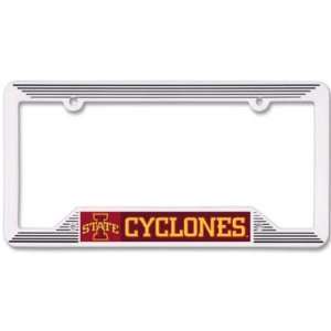  IOWA STATE CYCLONES OFFICIAL LOGO LICENSE PLATE FRAME 