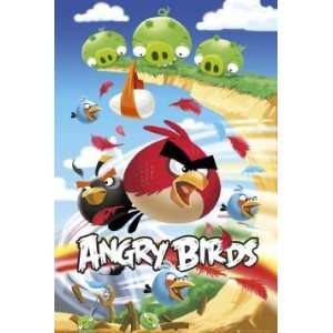  (22x34) Angry Birds Attack Video Game Poster Print