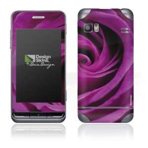  Design Skins for Samsung Wave 723   Purple Rose Design 