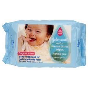  Johnson Baby Messytimes Wipes 20sheets Baby
