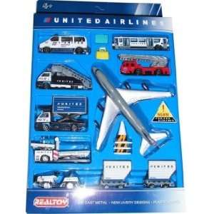  United Airlines 18 Piece Playset Toys & Games