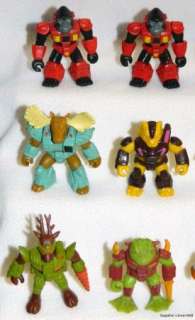 Lot of 18 Battle Beasts Figures & 4 Weapons Vintage Hasbro Takara 