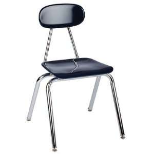  4100 Series Hard Plastic Chair with Chrome Frame Chair 