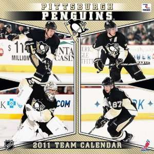  Pittsburgh Penguins 2011 Mini Wall Calendar Sports 