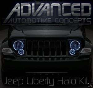 08 09 Jeep Liberty Headlight 8K hid HALO KIT Demon Eyes  