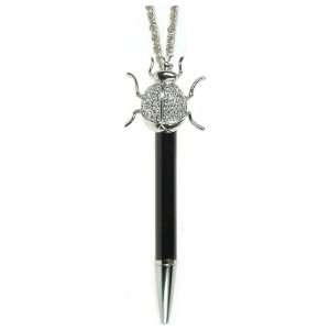  Pierre Belvedere Mini Beetle Ballpoint Pen with Chain 