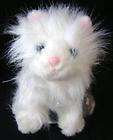 Persian Cat White Fuzzy Webkinz No Code EUC Ganz