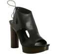 pour la victoire black leather fanny cut out booties