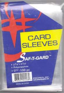 2000 ct. Soft Card Protective Sleeves   Supplies  