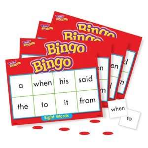   Words Bingo Games  46 Practice Words  36 Cards  200 Chips Toys