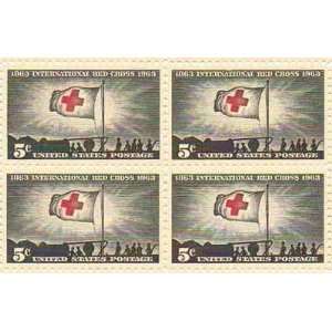 International Red Cross Set of 4 x 5 Cent US Postage Stamps NEW Scot 