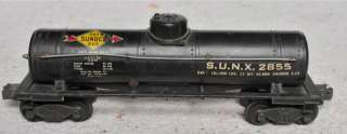 LIONEL 2855, 2555, 6555 TANK CARS   LOT OF 5  