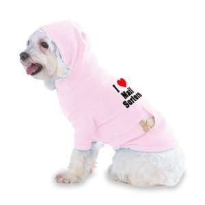 /Heart Mail Sorters Hooded (Hoody) T Shirt with pocket for your Dog 