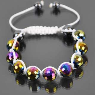   Macramé Shamballa Style Pull Bracelet HIP HOP Friendship 21 Colors