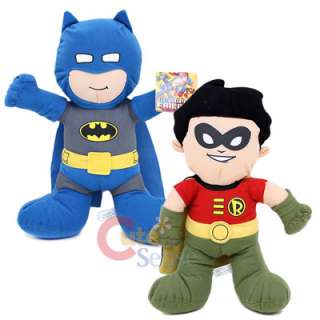 Marvel DC Comics Baby Batman & Robin Plush Doll Set  14  