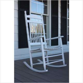 Dixie Seating Jumbo Rocking Chair in White 467RTA WHITE  