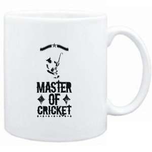  Mug White  Master of Cricket  Sports