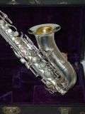 Vintage silver Conn Pan American curved Soprano Saxophone ** Music 