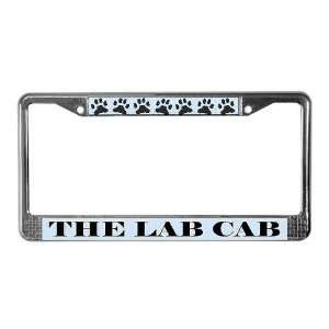  Lab Cab Pets License Plate Frame by  Everything 