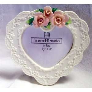  Ganz Resin Heart Shaped Picture Frame