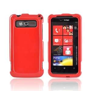  Red Hard Plastic Case For HTC Trophy Electronics