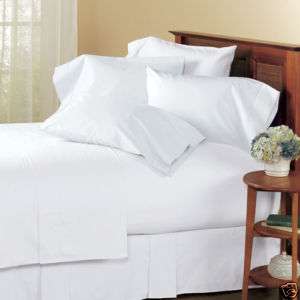 550 TC Queen sheet set Solid White Egyptian cotton  