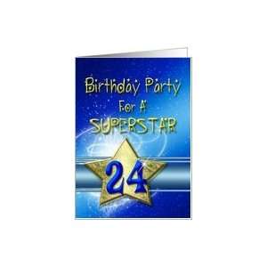  24th Birthday party for a Superstar Card Toys & Games