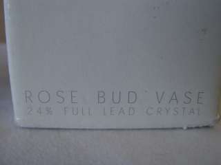Royal Limited 24% Full Lead Crystal Rose Bud Vase  