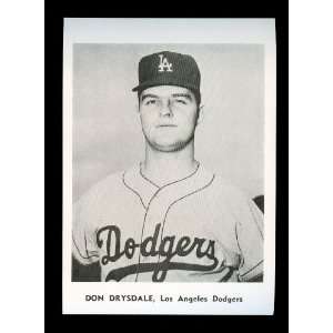   Drysdale Los Angeles Dodgers Jay Publishing Photo
